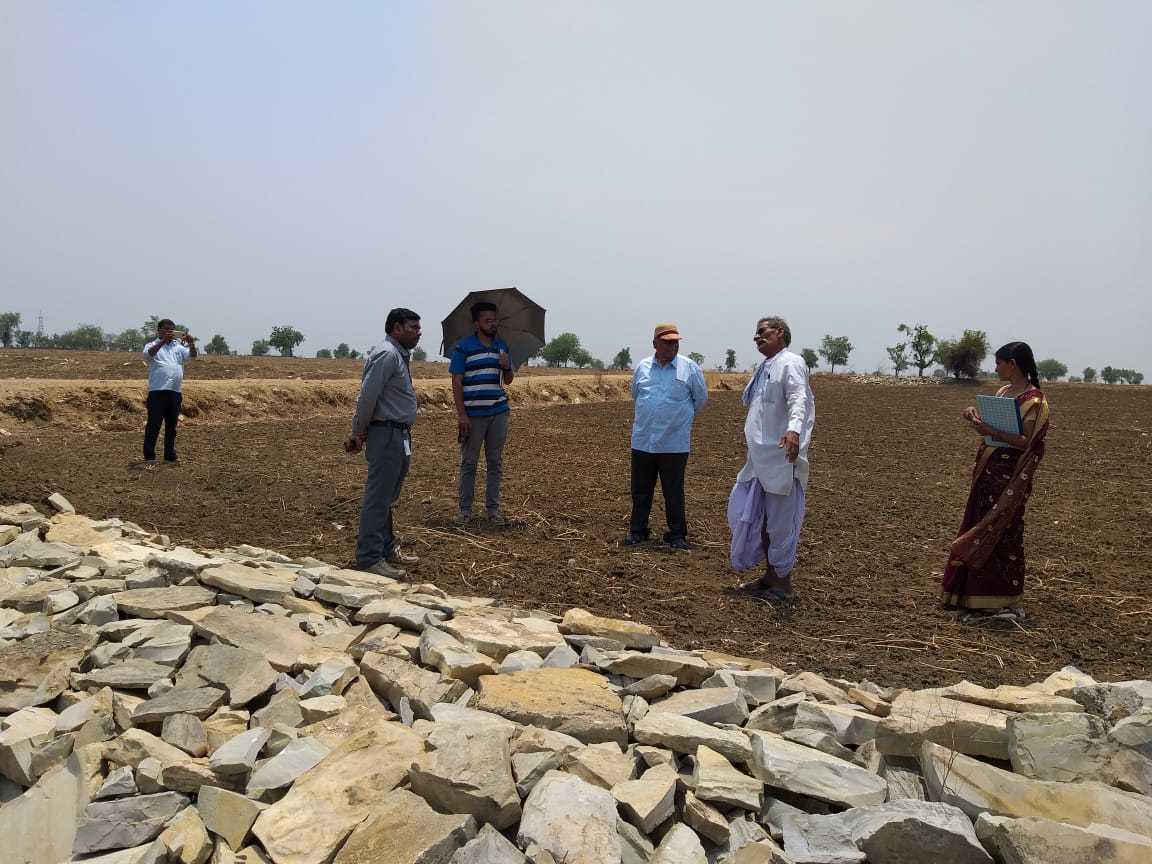 Snapshots of soil management practices deployed - UltraTech Cement-supported watershed in Anantapur